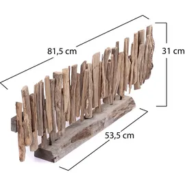 creedwood Skulptur Natur, Holz, 82x31x11 cm, Dekoration, Skulpturen | Dekoobjekte, Skulpturen