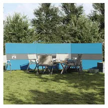 vidaXL Camping-Windschutz Blau 490 x 123 cm wasserdicht