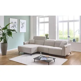 A.Z. Iwaniccy Eckcouch Webstoff 2-Sitzer Beige