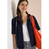 Cecil Damen, Kurzarm Sweatjacke mit Kapuze | M
