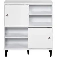 VCM Evolution Standregal 90 x 38 x 99 cm Weiß