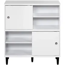 VCM Evolution Standregal 90 x 38 x 99 cm Weiß