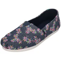 TOMS Alpargata 10020650 navy Flower für Damen, blau, Gr.