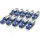Primewire 10x Netzwerk-Adapter RJ-45 (Ethernet) zu Netzwerkkabel, Netzwerkstecker RJ45 CAT 8 - Gigabit Ethernet LAN Kabel - 40 Gbit/s, silber