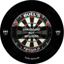 BULLS Dartboard Quarterback EVA Dart Board, ROT, ONE SIZE