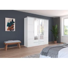 Rauch Drehtürenschrank Micro 181 x 201 x 56 cm Weiß