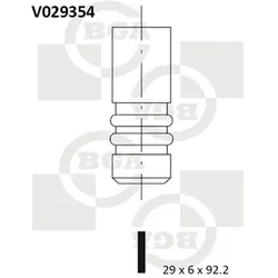 BGA Auslassventil  für GENERAL MOTORS SAAB CHEVROLET OPEL 090410813 641331 0641325 V029354