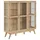 Actona Vitrine Marte 140 x 40 x 148 cm Weiß
