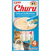 INABA Cat Churu Tuna & Scallop 4 x 14g