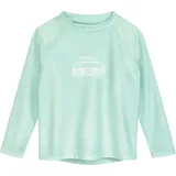 Playshoes Unisex Kinder Langarmshirt Rash-Guard-Shirt, Lang Surf-Bus, 62-68
