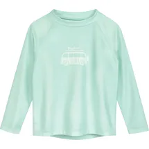 Playshoes Unisex Kinder Langarmshirt Rash-Guard-Shirt, Lang Surf-Bus, 62-68