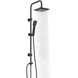 Eisl EASY ENERGY Überkopfbrause-Set, Schwarz matt