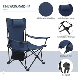 Woltu Campingstuhl WOLTU Blau