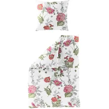 Traumschlaf Hannah Floral Rot 135 x 200 cm + 80 x 80 cm