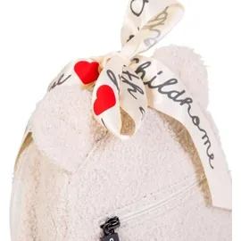 Childhome CHILDHOME, Kinderrucksack Baby, Schule, Kindergarten, Vorschule, Kinderkrippe, Zwei Fächer, Lunchbag/Flaschen geeignet, Abnehmbare Sicherheitsschnalle, Wasserabweisend, My First Bag, Teddy