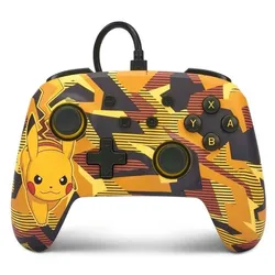 Enhanced Wired Controller Pokémon: Camo Storm Pikachu Analog Gamepad für Nintendo Switch