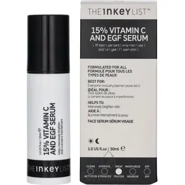 The Inkey List 15% Vitamin C und EGF Serum 30 ml