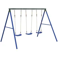 VidaXL Schaukel-Set mit 3 Schaukelsitzen
