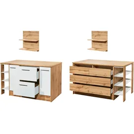 Respekta Kücheninsel Hilde 150 cm Weiß