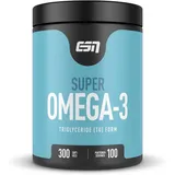 ESN Super Omega-3, 300 Kapseln FISCHÖL 1200 mg EPA & 900 mg DHA / Port