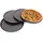 Relaxdays Pizzablech rund 33 x 33 cm