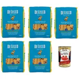 De Cecco Mezzi Rigatoni N.26 100% Italienisch Pasta Nudeln 5x 500g+Polpa 400g