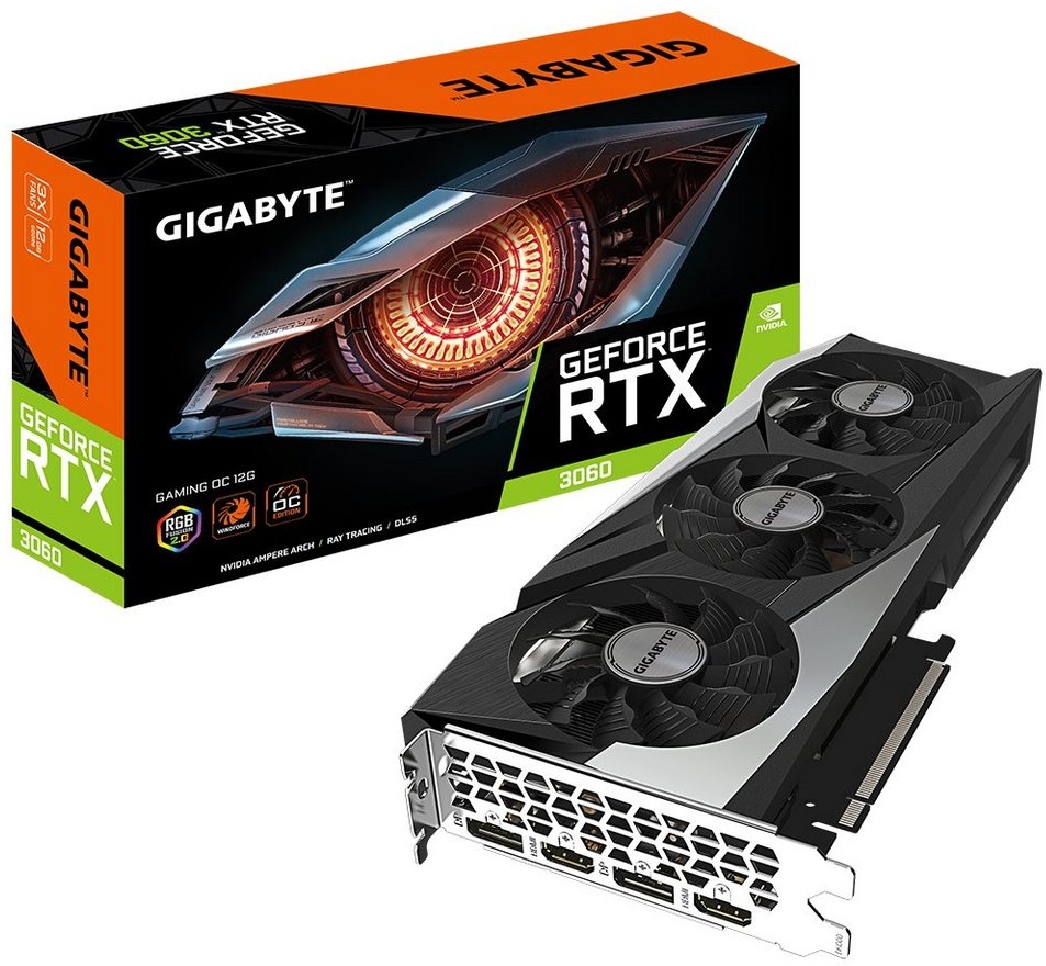 Gigabyte RTX 3060 GAMING OC 12G (rev. 2.0) Grafikkarte (12 GB, GRRD6, Non-LHR) ALKON-PC