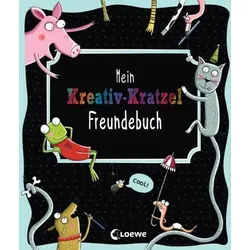 LOEWE VERLAG 978-3-7432-0555-0 Mein Kreativ-Kratzel - Freundebuch