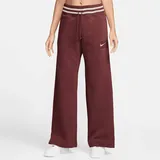 Nike Sportswear Phoenix Fleece High-Waist Graphic Pants - Trainingshose Gr S rot Größe Bekleidung