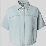 Opus Bluse Ferluna breath Blau S