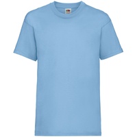 Fruit of the Loom Valueweight T Kids Basic T-shirt in versch. Farben und Größen, pastellblau, 104
