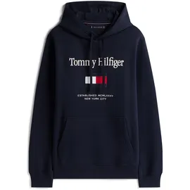 Tommy Hilfiger Hoodie Tommy Embro Flag Desert Sky L