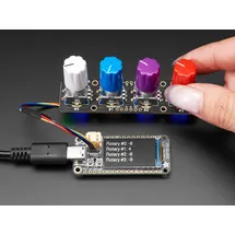 Adafruit I2C Quad Rotary Encoder Breakout mit NeoPixel,