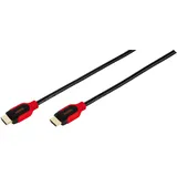 Vivanco HDMI-Kabel 1,5 m Rot/Schwarz