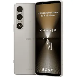 Sony Xperia 1 VI 5G 12 GB RAM 256 GB Platinsilber