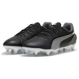 Puma King Match MxSG Soccer Shoe, Black White-Cool Dark Gray, 48 EU