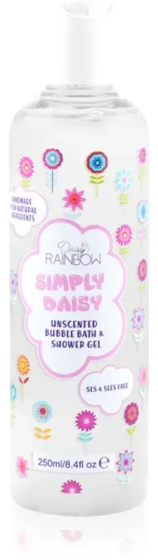 Daisy Rainbow Bubble Bath Simply Daisy Duschgel und Blubber-Bad für Kinder 250 ml