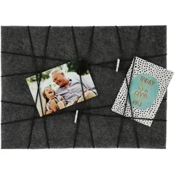 Filz Memoboard FILZ - grau