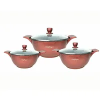 Cheffinger Kochtopfset 20-24-28cm 6-tlg Induktion