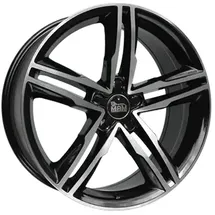 mam wheels A1 8,0 x 18 5 x 112 ET30 Schwarz Poliert