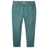 TOM TAILOR Jogger Pants im 5-Pocket-Stil mit Stretch und Bindeband Gr. 44 Länge 28, sea pine green, , 67016767-44 Länge 28