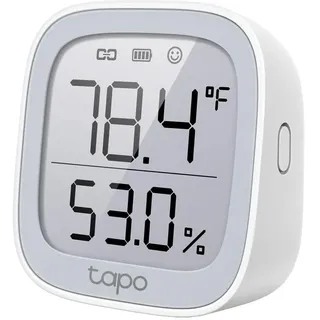 Tapo TP-Link Tapo T315 Smart Home Temperatur und Luftfeuchtigkeitsmesser,digitales Thermo-Hygrometer Innen, Raumthermometer mit 2.7'' E-Ink Display, Hochpräzisionssensor, Hub erforderlich