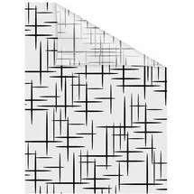 Lichtblick Fensterfolie schwarz weiß), B/L: ca. 50x50 cm