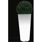 Viking Choice - Blumentopf - led beleuchtet - 85x40x40 cm - weiß
