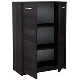 matkam Bürokommode 2 Türen Metall grau 108 x 77 x 35 cm