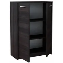 matkam Bürokommode 2 Türen Metall grau 108 x 77 x 35 cm