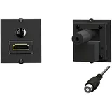 Bachmann HDMI Rahmen 1xHDMI 90°+1xMiniklinke