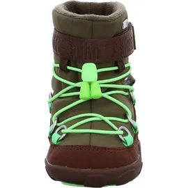 Affenzahn Schneestiefel Vegan Snowy Frog, braun grün,