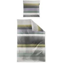 IRISETTE Koala 8617 gestreift grün 135 x 200 cm + 2 x 80 x 80 cm