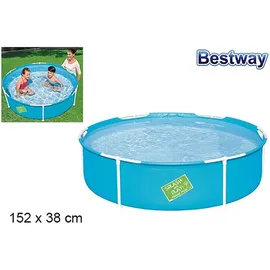 BESTWAY My First Frame Pool 152 x 38 cm blau, rund